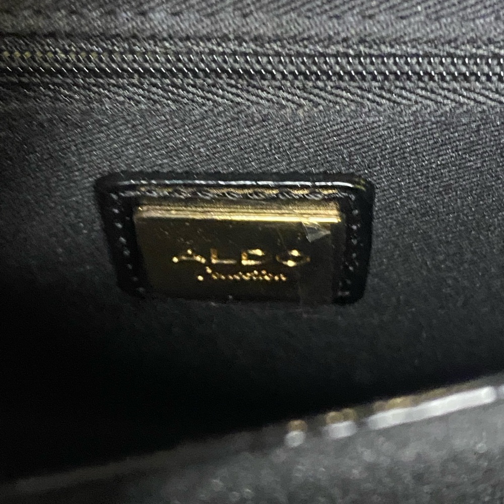 Aldo Black and Gold crossbody /shoulder bag 💼 nwt - Picture 4 of 8